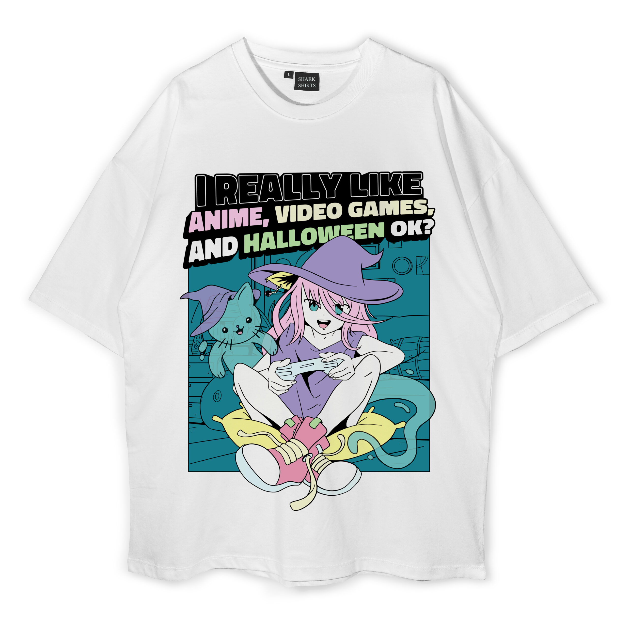 Anime White Printed Tshirt  Men  1743330931