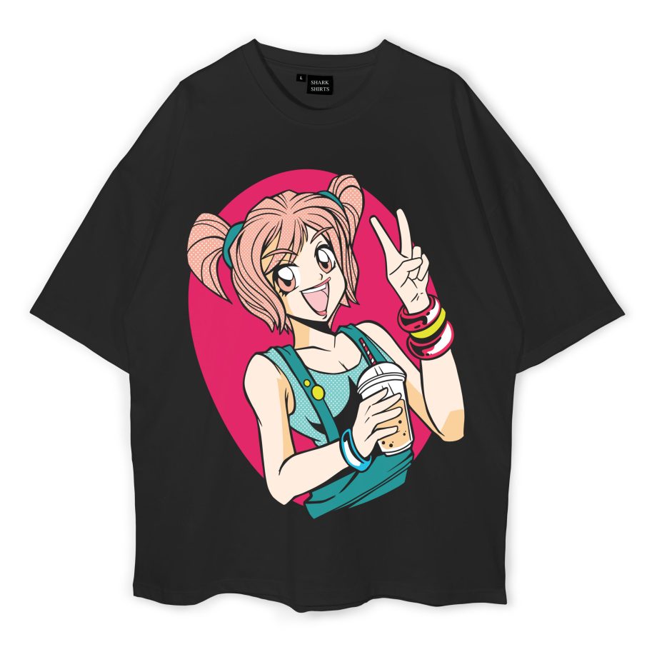 Bubble Tea Oversized T-Shirt