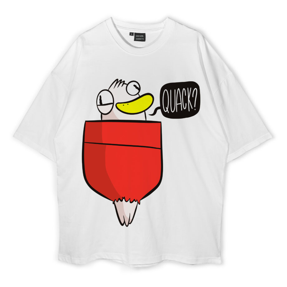 Duck In Pocket Oversized T-Shirt
