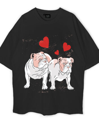 English Bull Dog Oversized T-Shirt