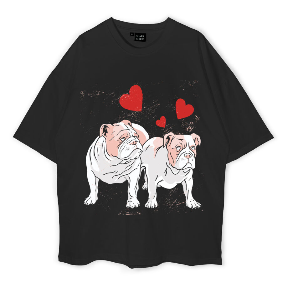 English Bull Dog Oversized T-Shirt