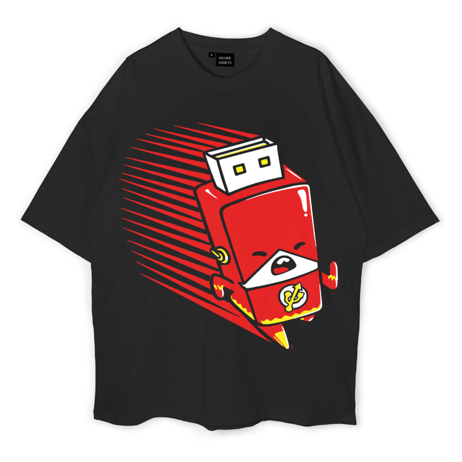 Flash Drive Oversized T-Shirt