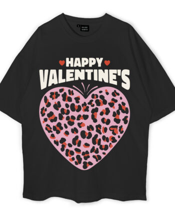 Happy Valentine's Day Oversized T-Shirt