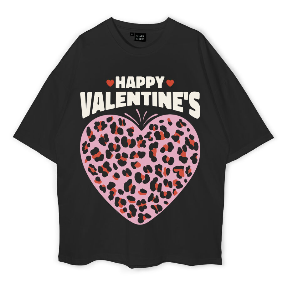 Happy Valentine's Day Oversized T-Shirt