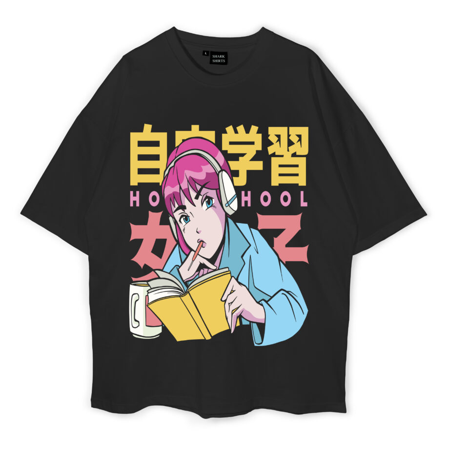 Homeschool Girl Oversized T-Shirt