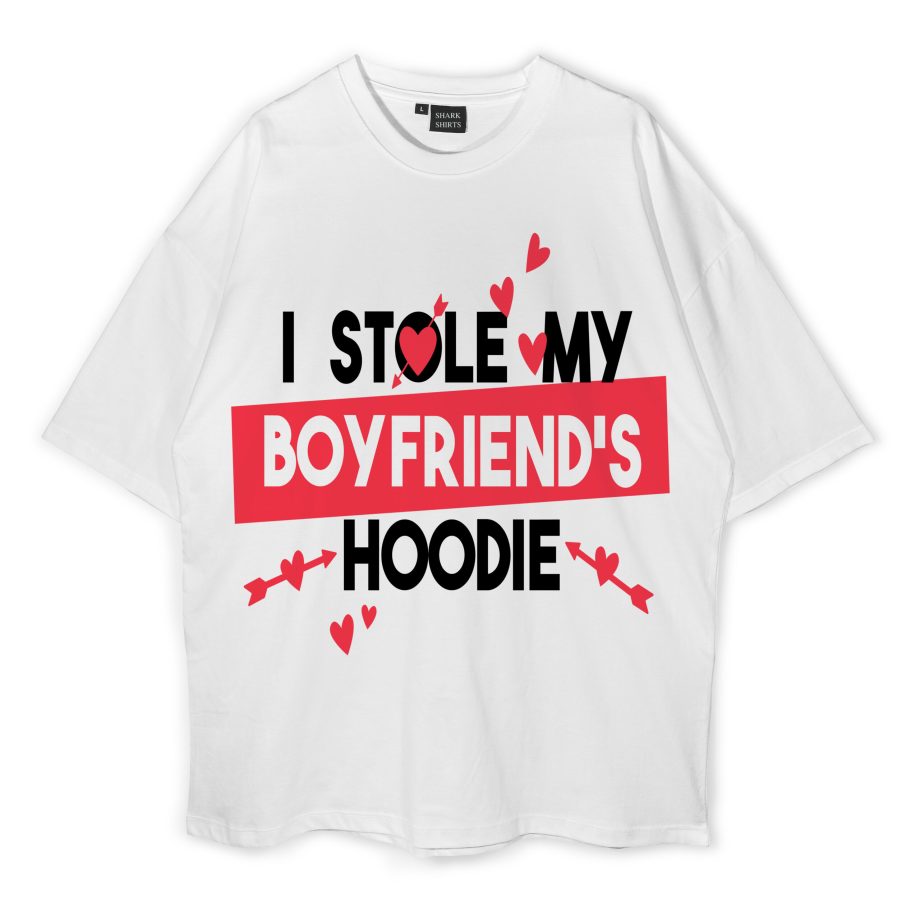 I Stole My bf's Oversized T-Shirt