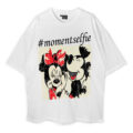 Mickey And Minnie Love Oversized T-shirt