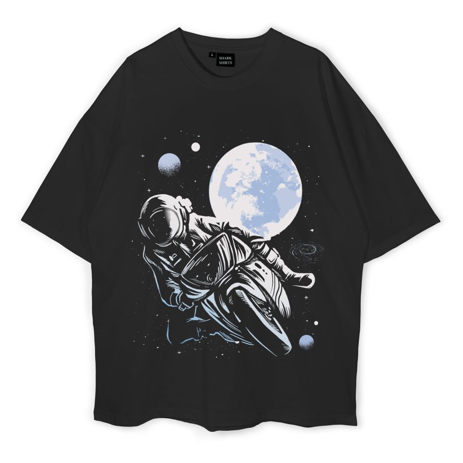 Motorcyclist Sport Bike Rides Oversized T-Shirt