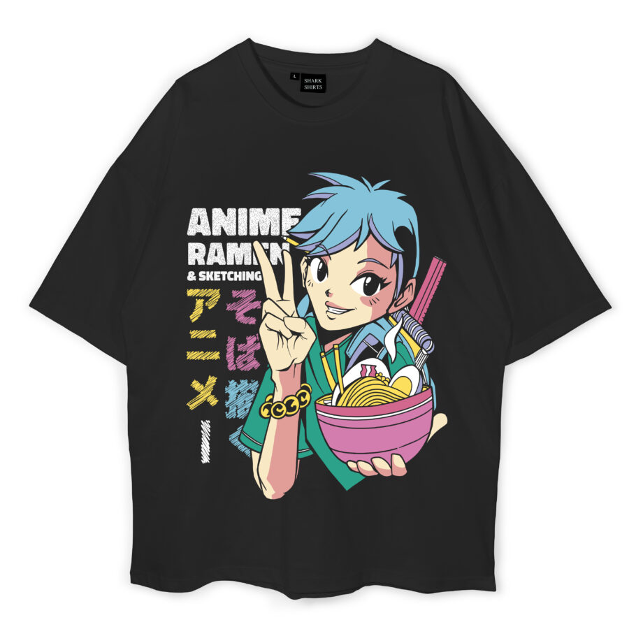 Ninja Delivery Girl Oversized T-Shirt