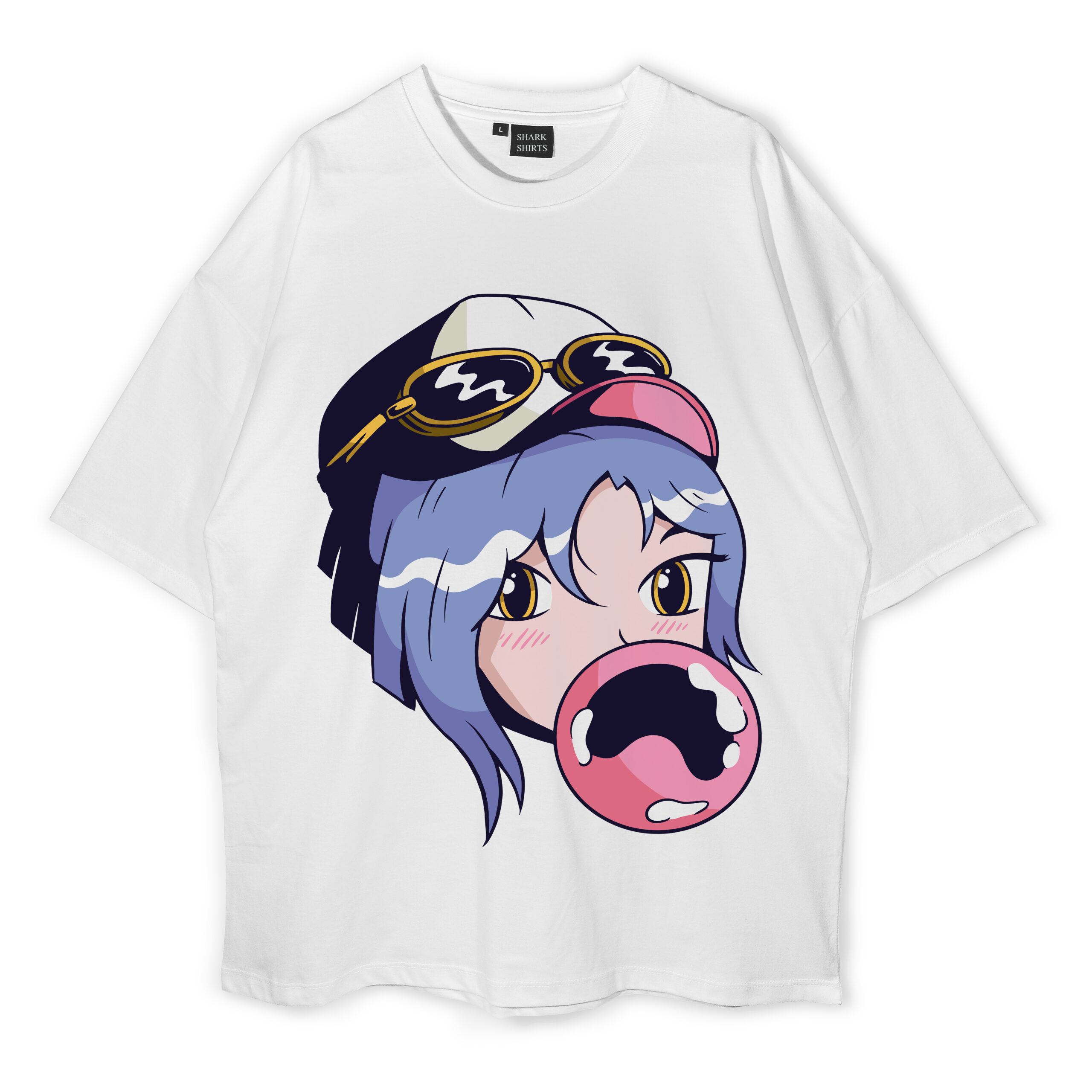 Camisa Padrao Anime Print Shirt  Black Jack