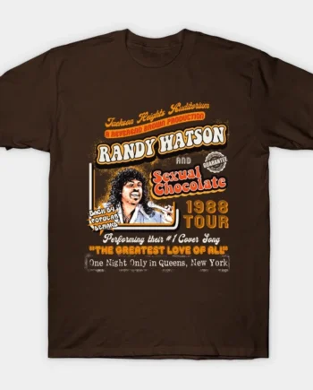 Randy Watson Sexual Chocolate Concert Poster T-Shirt