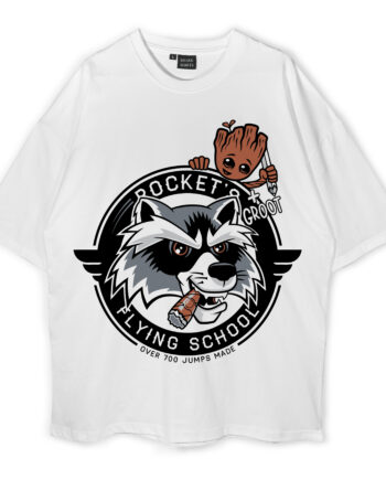 Rocket Raccoon Oversized T-Shirt