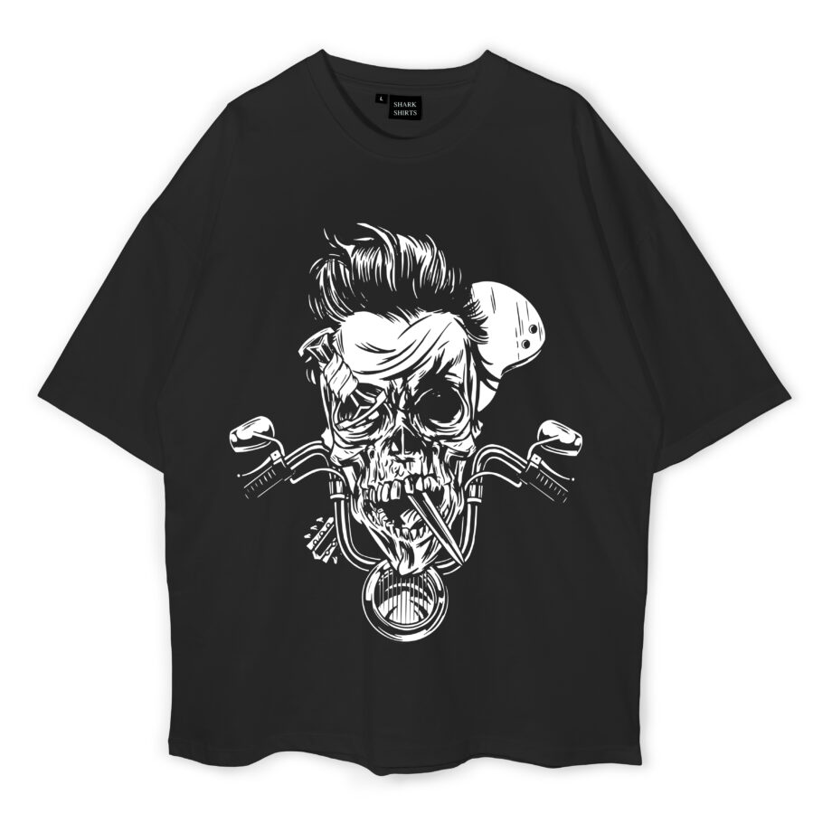 Skeleton Skulls Oversized T-Shirt