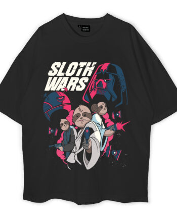 Sloth Wars Oversized T-Shirt