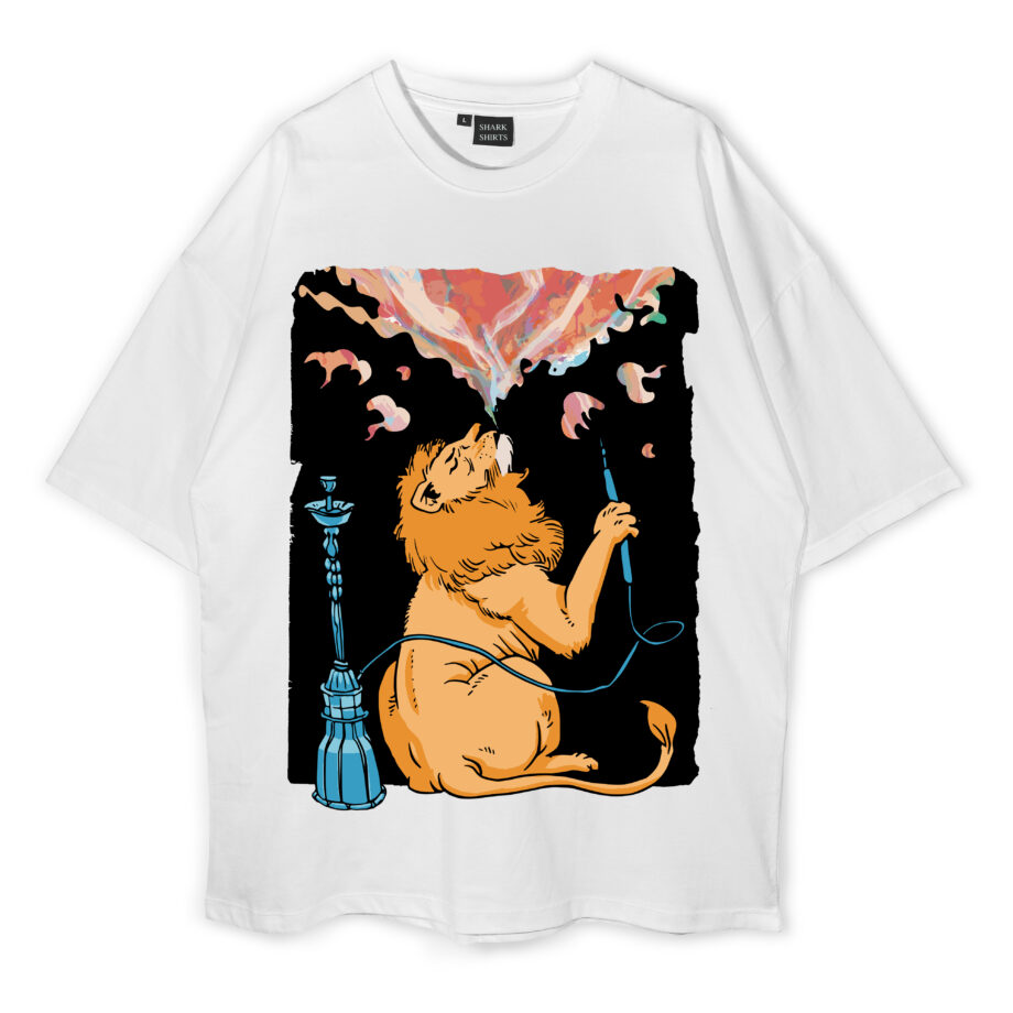 Smokin Lion Oversized T-Shirt