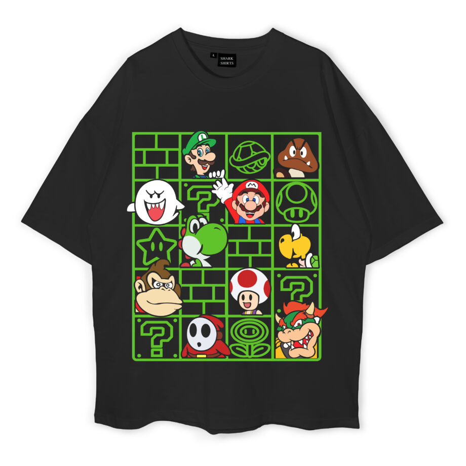 Super Mario Oversized T-Shirt