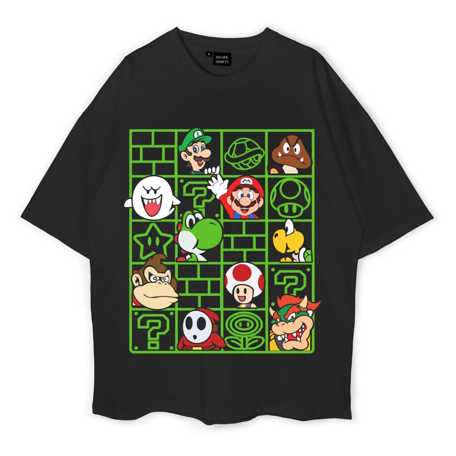 Super Mario Oversized T-Shirt
