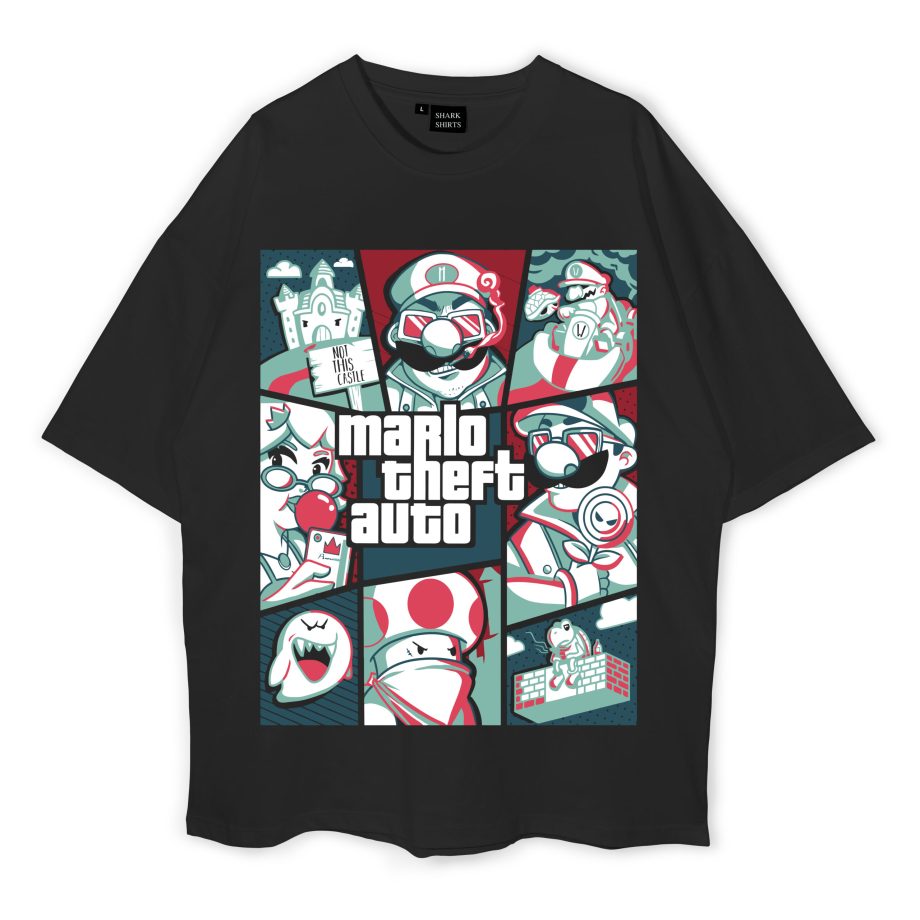 Super Mario Oversized T-Shirt