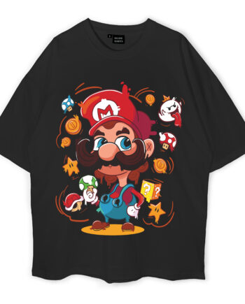 Super Mario-kun Oversized T-Shirt