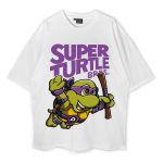 Super Turtle Bros Cutting Board Oversized T-Shirt