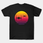 Tie Fighter Sunset T-Shirt