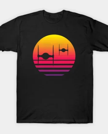 Tie Fighter Sunset T-Shirt