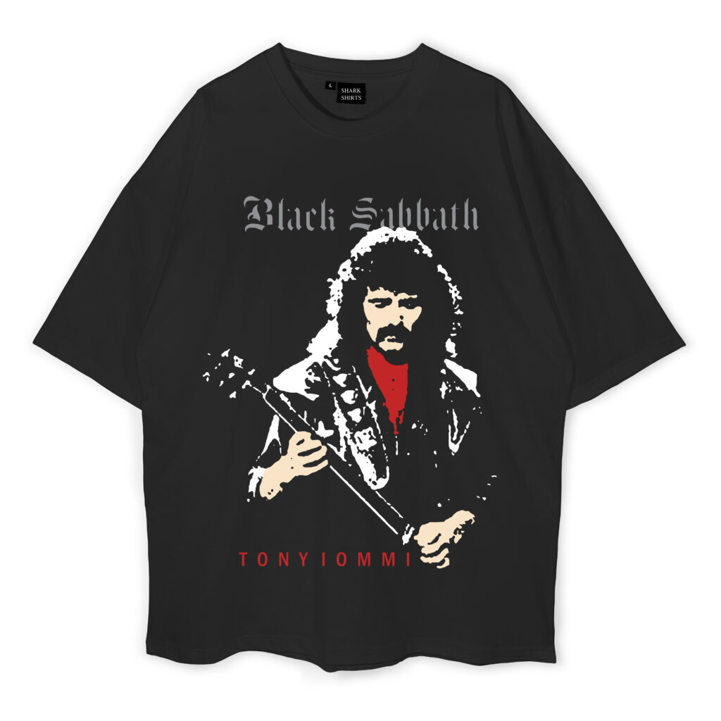 T-shirt Homme Black Sabbath Paranoid - Ozzy Osbourne Tony Iommi - Noir 100% Coton - Neuf Avec étiquettes
