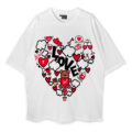Valentine Gnome With Love Oversized T-Shirt