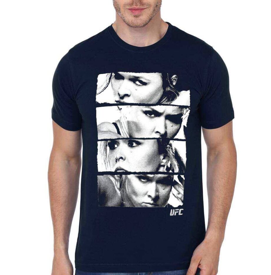 UFC Ronda Rousy Navy Blue T-Shirt