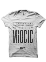 Stipe Miocic UFC White T-Shirt