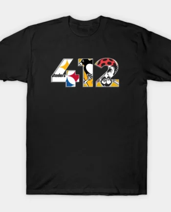 412 - Sports Teams For Pittsburgh T-Shirt