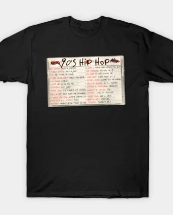 90s Hip Hop Tape Cassette T-Shirt