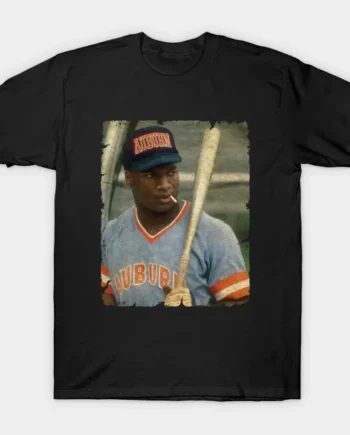 Bo Jackson In Auburn Tigers Baseball T-Shirt