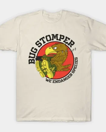 Bug Stomper - We Endanger Species T-Shirt