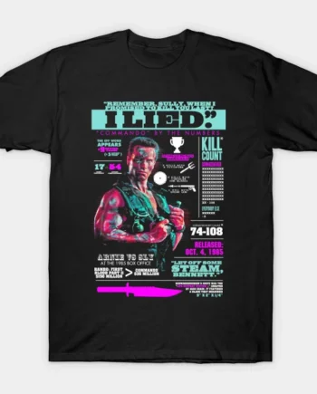 Commando 1985 Infographic T-Shirt