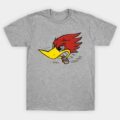 Crazy Woodpecker Automotive Mascot T-Shirt