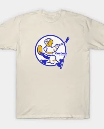 Defunct Sherbrooke Castors Hockey 1982 T-Shirt