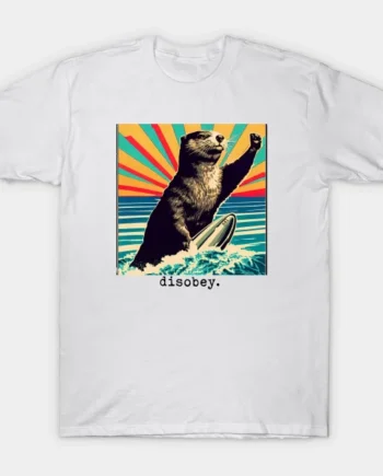 Disobey - 841 otter Front T-Shirt