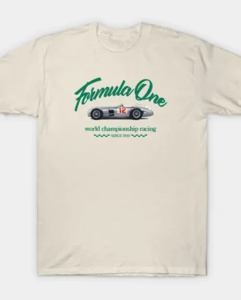 F1 Retro Car Graphic T-Shirt
