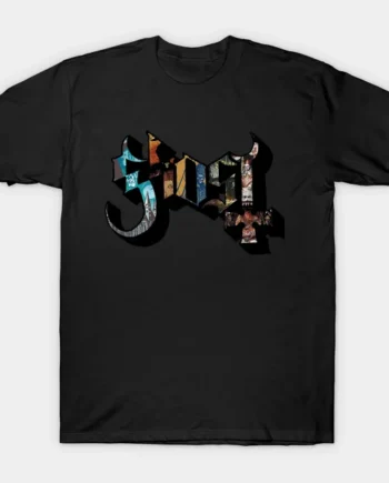 Ghost Band Logo With Albums T-Shirt