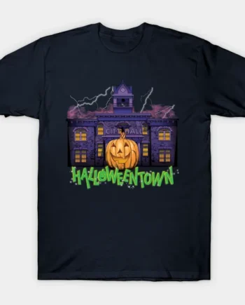 Halloweentown Spooky Square T-Shirt