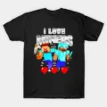 I Love Miners Minecraft T-Shirt