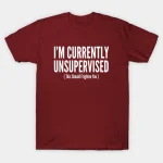 I'm Currently Unsupervised T-Shirt