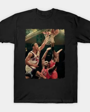 John Starks Dunks On Horace Grant and MJ 1993 T-Shirt