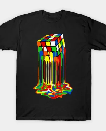 Melting Rubiks Cube T-Shirt