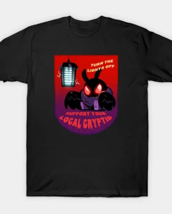 Mothman - Support Your Local Cryptid T-Shirt