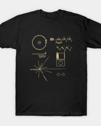 NASA Voyager Golden Record Graphics T-Shirt