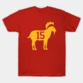 Patrick Mahomes GOAT 15 T-Shirt