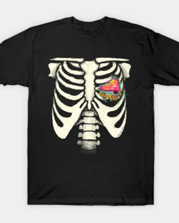 Skate Love Skeleton T-Shirt