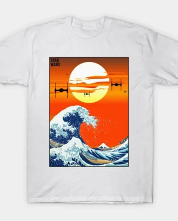 Star Wars Meets Hokusai T-Shirt